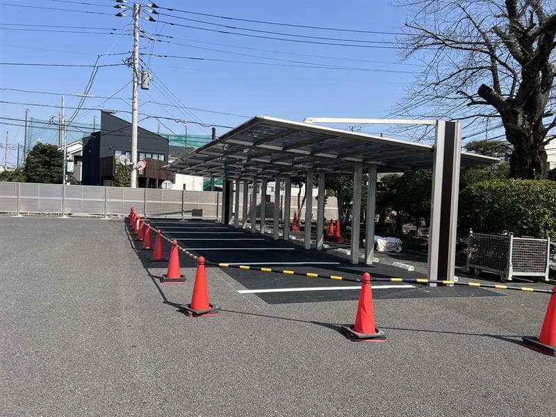 神奈川県大和市中央林間 カーポート設置、舗装工事